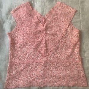 Ballet pink lace top